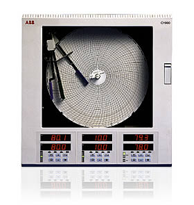 ABB C1950 Pasteuriser Circular Chart Recorder