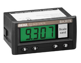 BEKA 4/20mA Loop Powered Intrinsically Safe Panel Indicator – BA307E